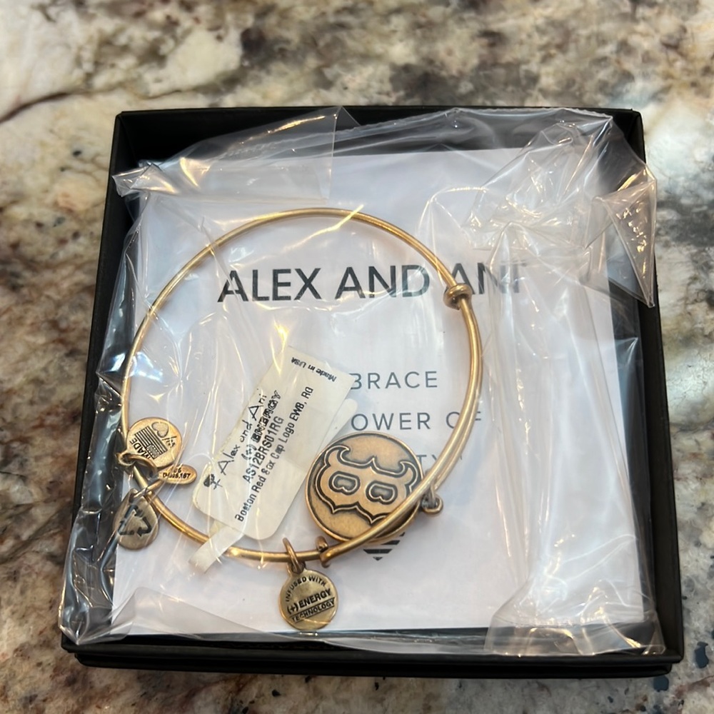 Alex and Ani Boston Red Sox Baseball Bracelet